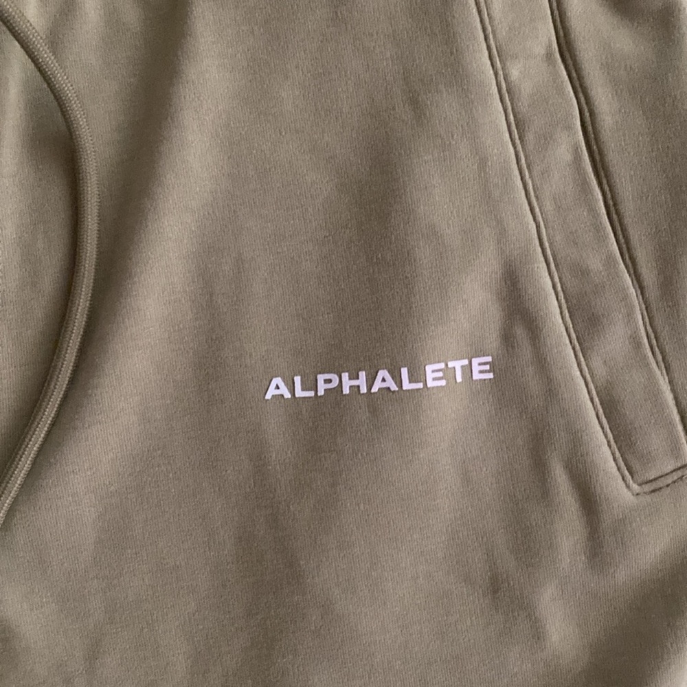 Alphalete Green Joggers High Waist Performance Fit - Picture 4 of 8